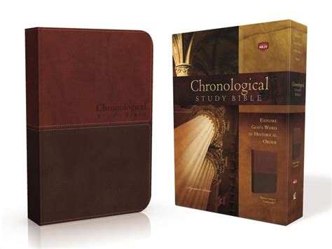 Buy Nkjv Chronological Study Bible Leathersoft Brown With Free