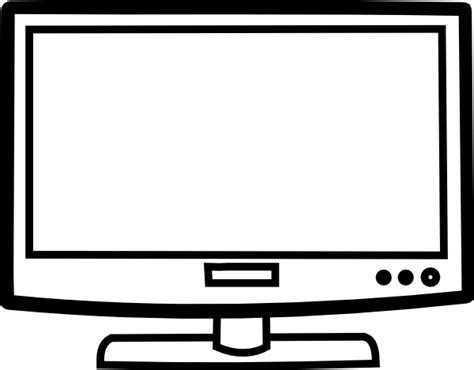 Television Outline Clip Art At Vector Clip Art Online