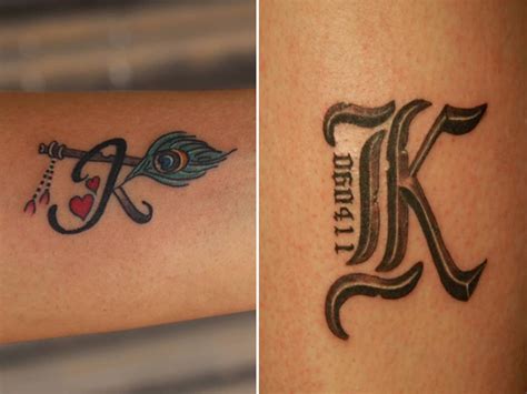 K Letter Tattoo Designs Top 20 Design Ideas Styles At Life