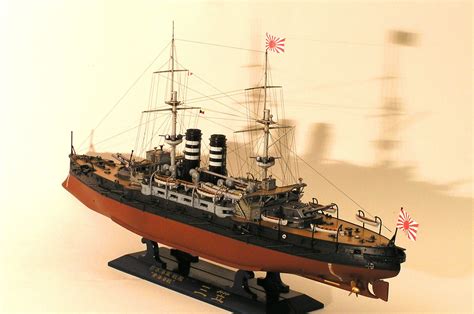 Mikasa Ijn Battleship 1904 Hasegawa 1350 Portaaviones Buque Combate