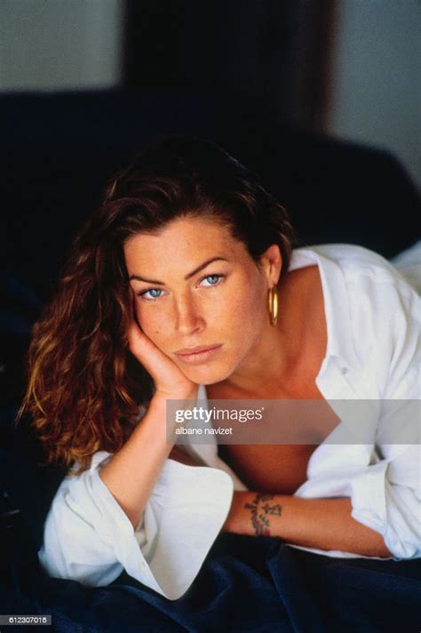 American Model And Actress Carre Otis In Her Los Angeles Home Photo D