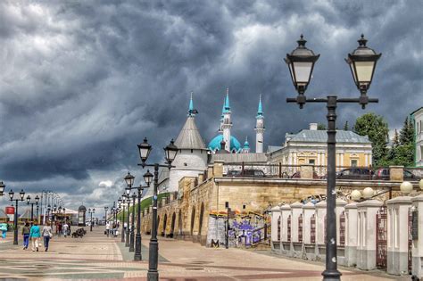 Kazan kremlin ⭐ , ⓜ kremlyovskaya, russia, republic of tatarstan, city of kazan, territoriya kreml: Kazań! (Rosja, Kolej Transsyberyjska)