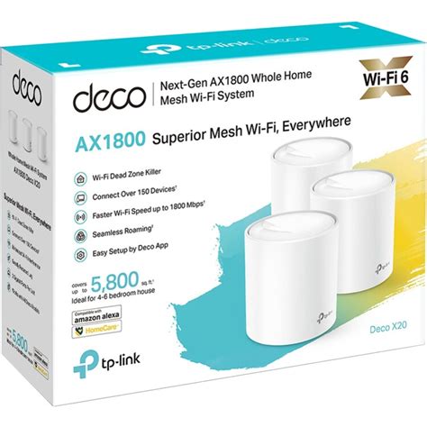 Tp Link Deco X20 Mesh Wifi 6 Kit 3 Pack Elgiganten