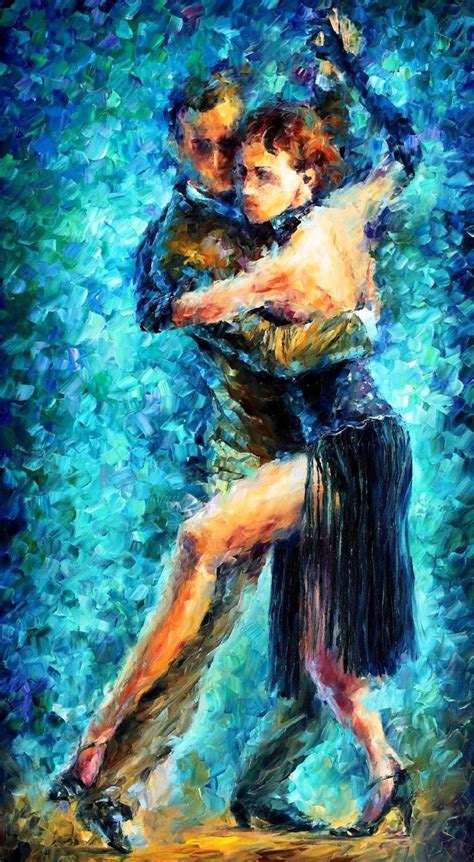Oil Paintings Of Dancers Dance Art On Canvas By Leonid Afremov Etsy