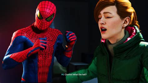 Mary Jane Gets Mad Yells At Amazing Spider Man Suit Peter Parker