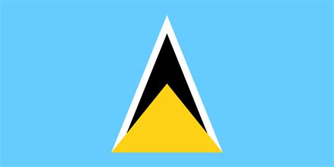 Flag of Saint Lucia Bandeiras da América do Norte Wikipédia a enciclopédia livre paises