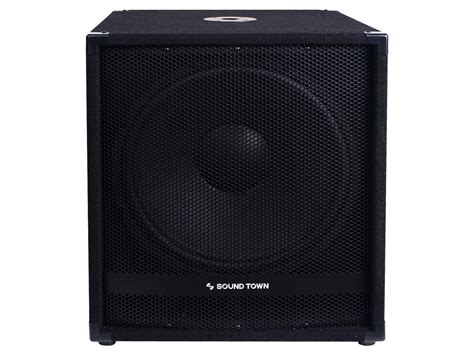 Sound Town 2 Pack 18 4000 Watts Powered Subwoofers With Speaker