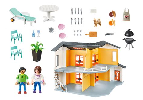 Spedizioni in 24h e prezzi scontati. Modernes Wohnhaus - 9266 - PLAYMOBIL® Deutschland