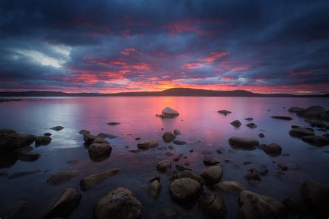 Light Show Quabbin Reservoir Ma