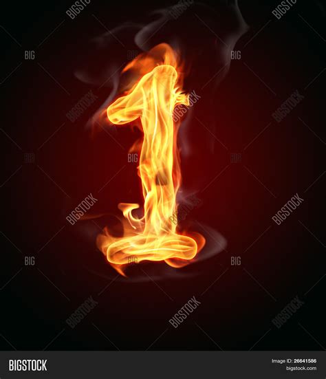 Fire Number 1 Image And Photo Bigstock