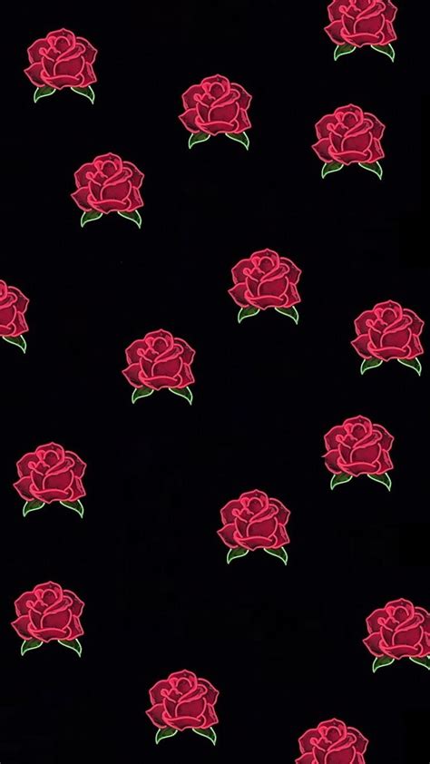 Rose Neon Roses Hd Phone Wallpaper Peakpx