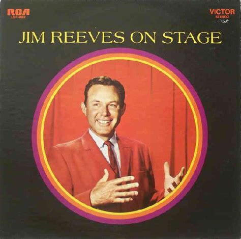 Jim Reeves With The Blue Boys Jim Reeves On Stage 1968 Vinyl Discogs