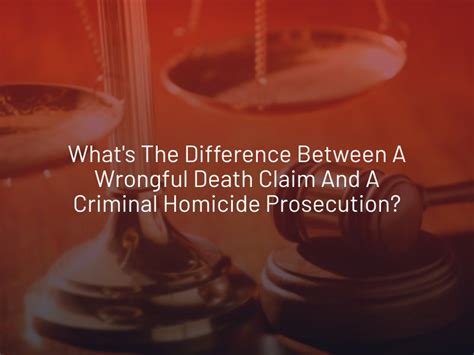 Whats The Difference Between A Wrongful Death Claim And A Criminal
