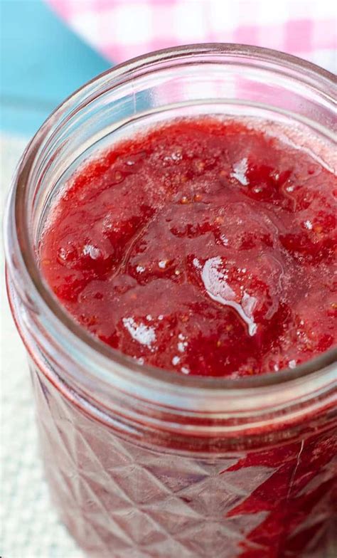 Making homemade strawberry jam is quite simple and you only need a few ingredients. Quick and Easy Strawberry Jam Recipe with no pectin - Scattered Thoughts of a Crafty Mom by ...