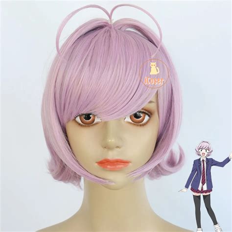 Komi Cant Communicate Anime Cosplay Osana Najimi Short Pink Wig Komi