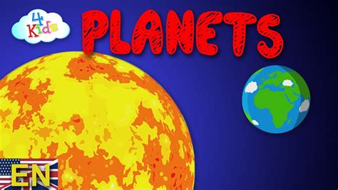 Planets Of The Solar System For Kids And Toddlers Learning