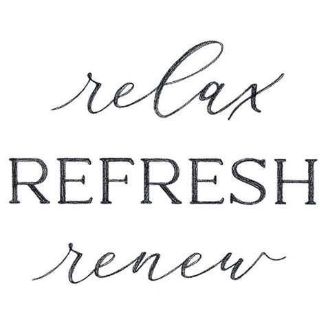 relax refresh renew