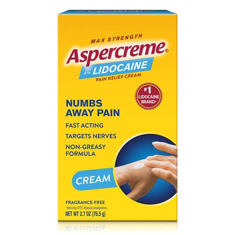 Aspercreme With Lidocaine Maximum Strength Pain Relief Cream Pick Up