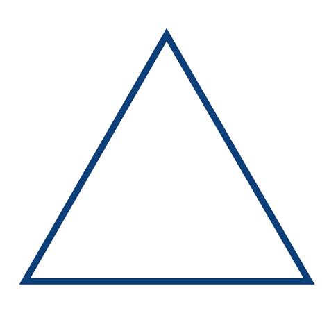 Clipart Of The Equilateral Triangle Free Image Download