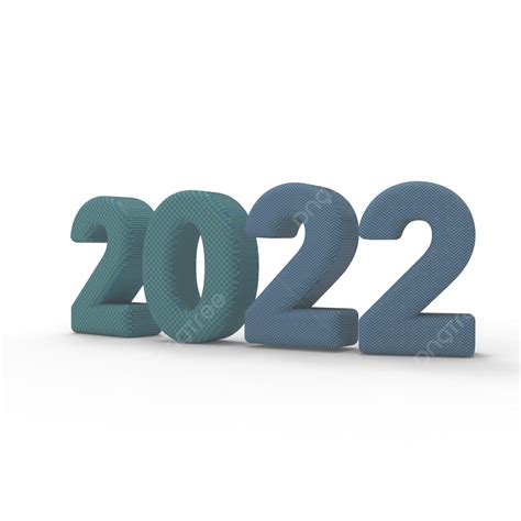2022 Png 3d Png Number 2022 3d Png Number 2022 Happy New Year Png