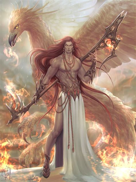 Phoenix By Naznemati On Deviantart Dark Fantasy Art Personnages