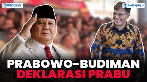 budiman sudjatmiko deklarasikan relawan prabowo budiman bersatu di semarang youtube