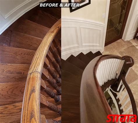Contact, request quotes and check reviews of brampton's top railings experts! Before and After - Dust Free Stair Refinishing - Railing ...