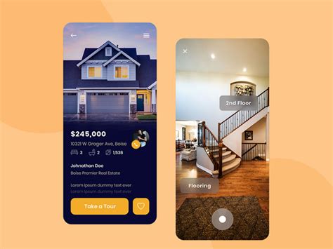 Real Estate App Ui Design By Excellent Webworld On Dribbble