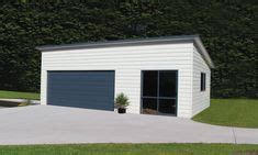 When viewing your house, the garage door should not be the first thing you see. Single Slope Garage | Freedom Steel - Steel Buildings ...