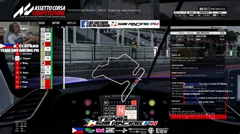 Assetto Corsa Competizione Sim Racers Asia Round 4 At Hungaroring