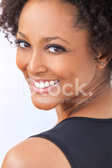 Beautiful Mixed Race African American Girl Woman Stock Photo Royalty