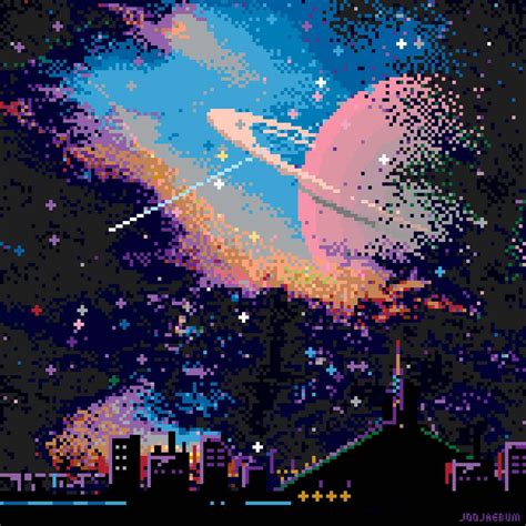 22 Pixel Artists Creating Beautiful Retro Masterpieces We Love It But Cool Pixel Art Pixel