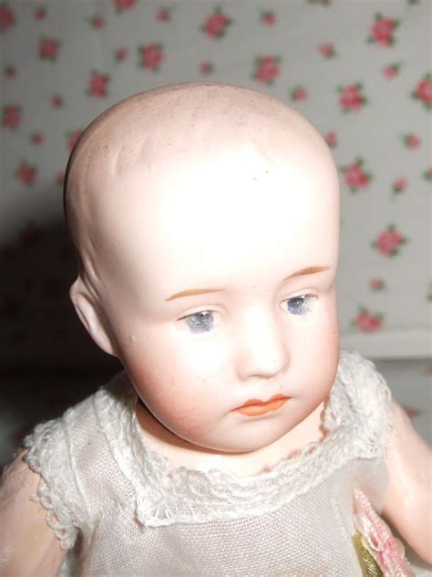 Antique Tiny Pouty 5 34 Marked Heubach Baby Doll Jointed Composition