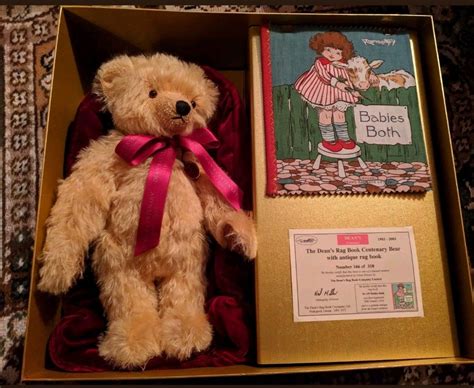 Deans Rag Book Centenary Bear Rag Teddy Bear Dolls Animals Book