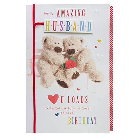Hallmark Birthday Card For Husband Huggable And Lovable Medium Old