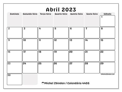 Calendario Abril 2023 Para Imprimir Brasil Imagesee