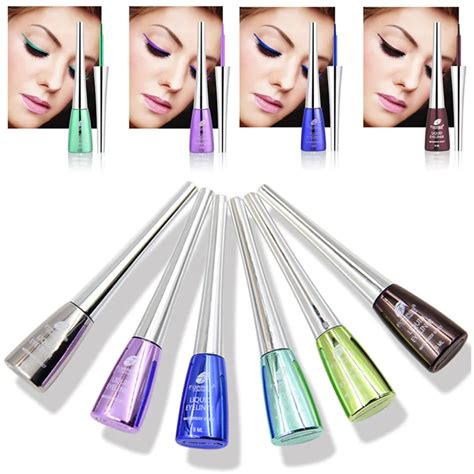 Liquid Eyeliner Color Makeup Metallic Shiny Eyes Eyeshadow Waterproof