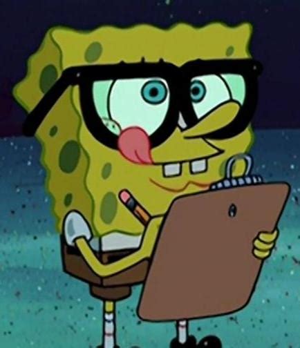 Spongebob Taking Notes By Happaxgamma On Deviantart