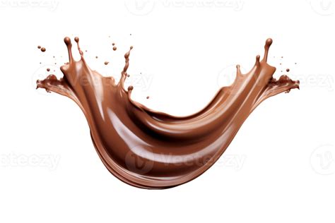 Chocolate Splash Isolated On A Transparent Background 27182174 Png