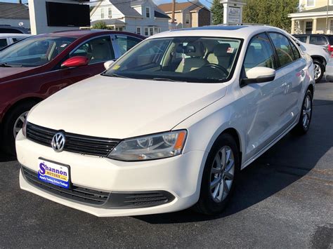 Used 2012 Volkswagen Jetta 4dr Auto Se Wconvenience And Sunroof 4dr Car