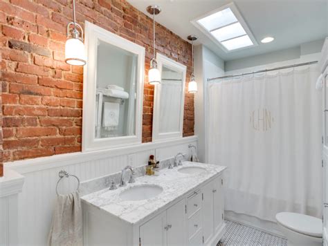 4.7 out of 5 stars 268. White & Red Brick Bathroom | Gorgeous bathroom designs ...