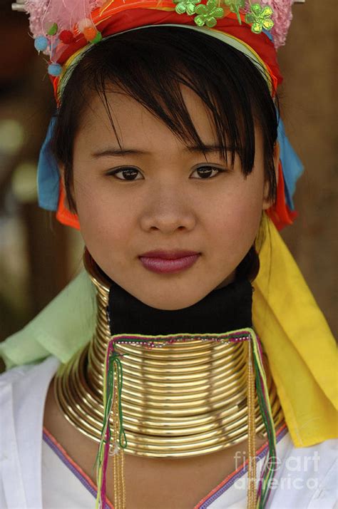 Beauty Of Thailand Long Necked Women 4 Photograph By Bob Christopher