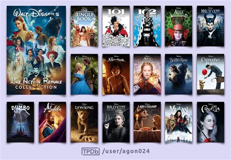 Disney Live Action Remake Collection Rplexposters