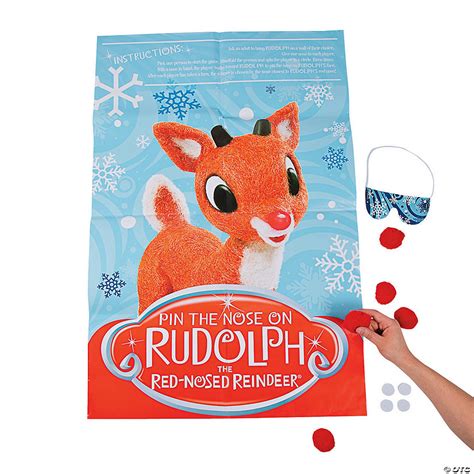 Pin The Nose On Rudolph The Red Nosed Reindeer® Party Game