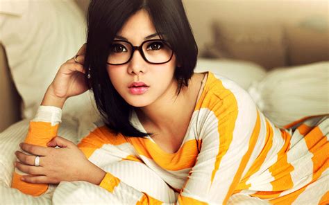 Brunette Glasses Beauty Model Fashion Photo Hd Hd Wallpaper