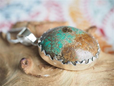 Turquoise Dragon Egg Natural Turquoise Hand Carved Bezel Rare