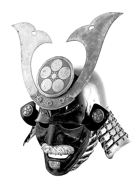 Samurai Head Samurai Warrior Tattoo Samurai Helmet Samurai Warrior