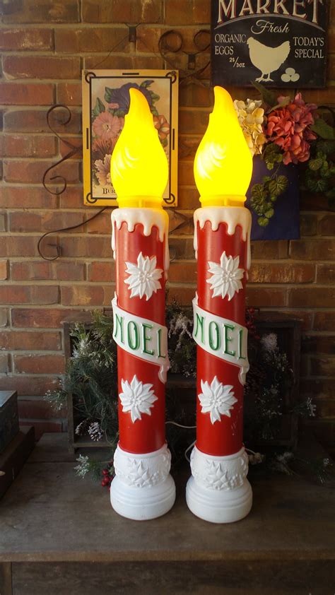 20 Giant Outdoor Christmas Candles