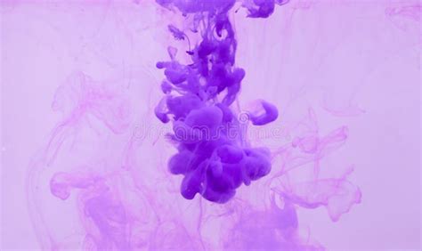 Abstract Splash Of Paint Pink Purple Ink Water Stock Image Image Of