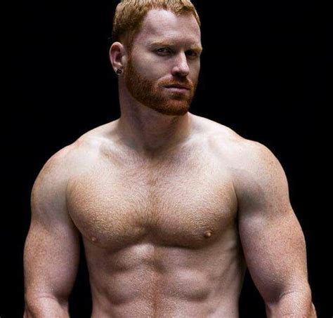 Yummy Ginger Men Hairy Muscle Men Fitness Inspiration
